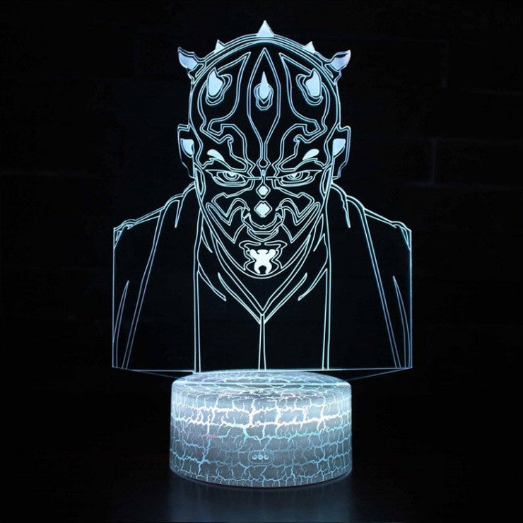 Lampe 3D Star Wars Dark Maul