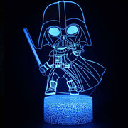 Lampe 3D Star Wars Dark Vador Bébé Sabre Laser