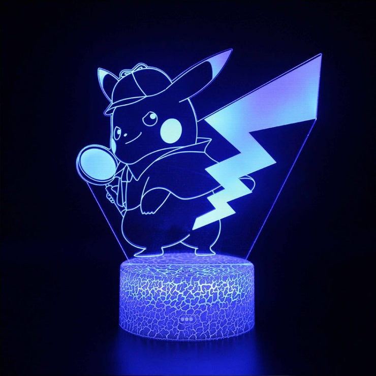 Lampe 3D Pokémon Détective Pikachu