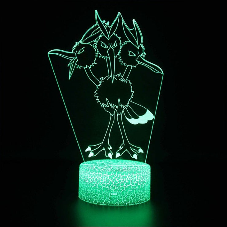 Lampe 3D Pokémon Dodrio