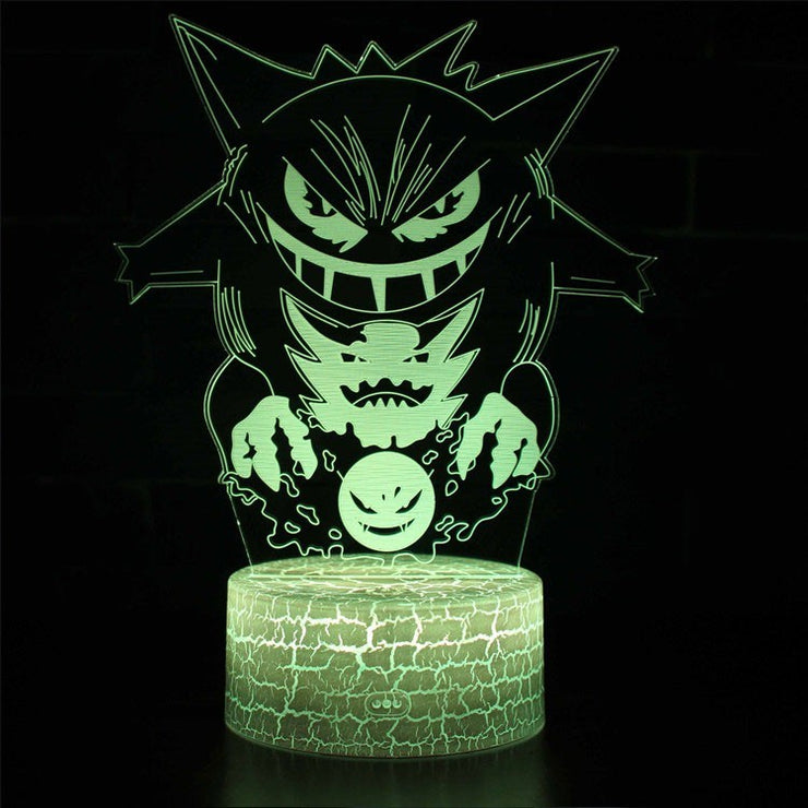 Lampe 3D Pokémon Ectoplasma Spectrum Fantominus