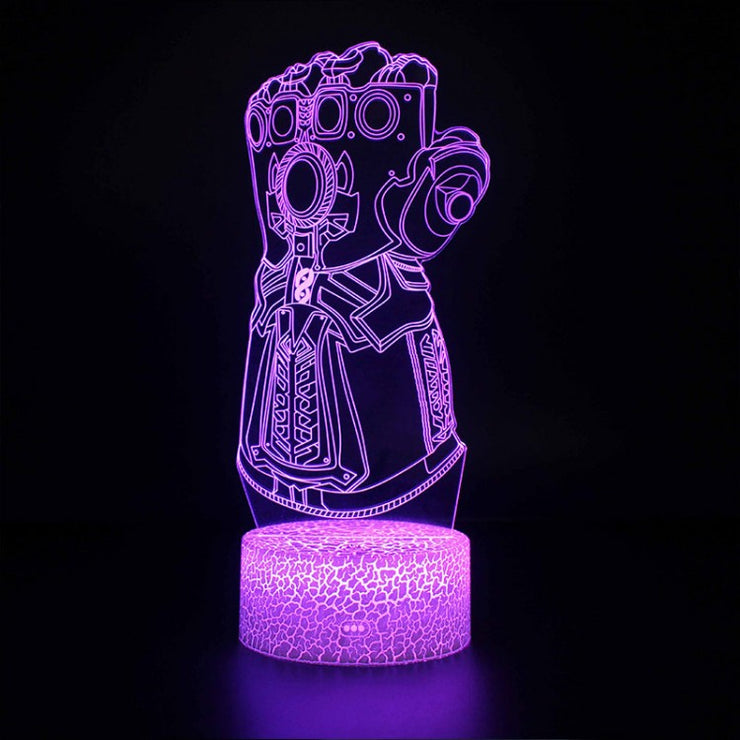 Lampe 3D Marvel Thanos Gant De L'Infini