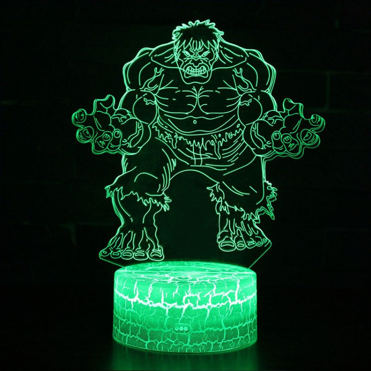 Lampe 3D Marvel Hulk