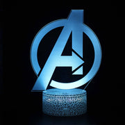 Lampe 3D Logo Avengers