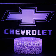 Lampe 3D Logo Chevrolet