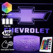 Lampe 3D Logo Chevrolet