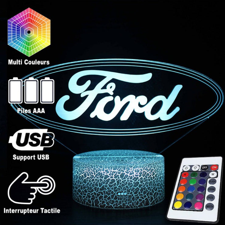 Lampe 3D Logo Ford