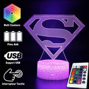 Lampe 3D DC Logo Superman