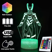 Lampe 3D Marvel Loki