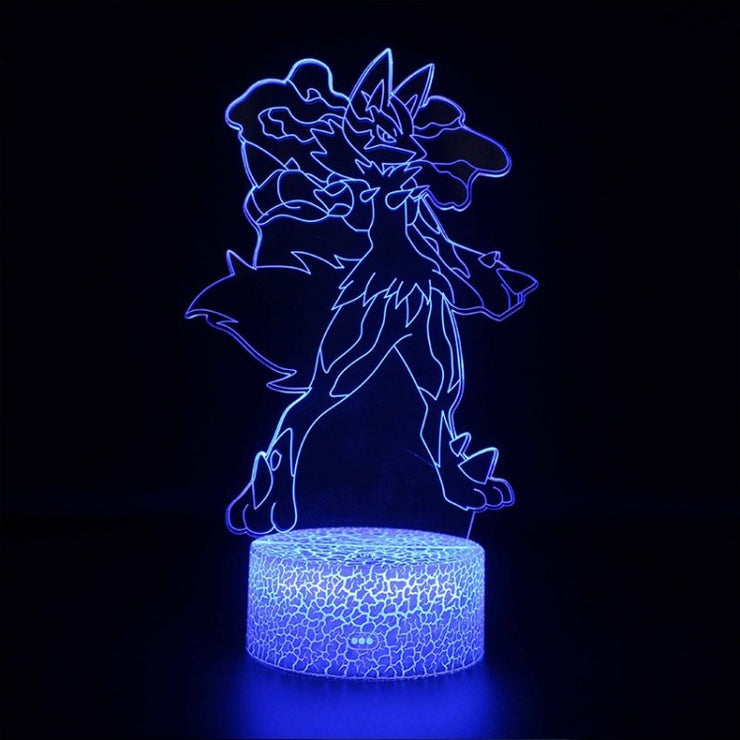 Lampe 3D Pokémon Lucario