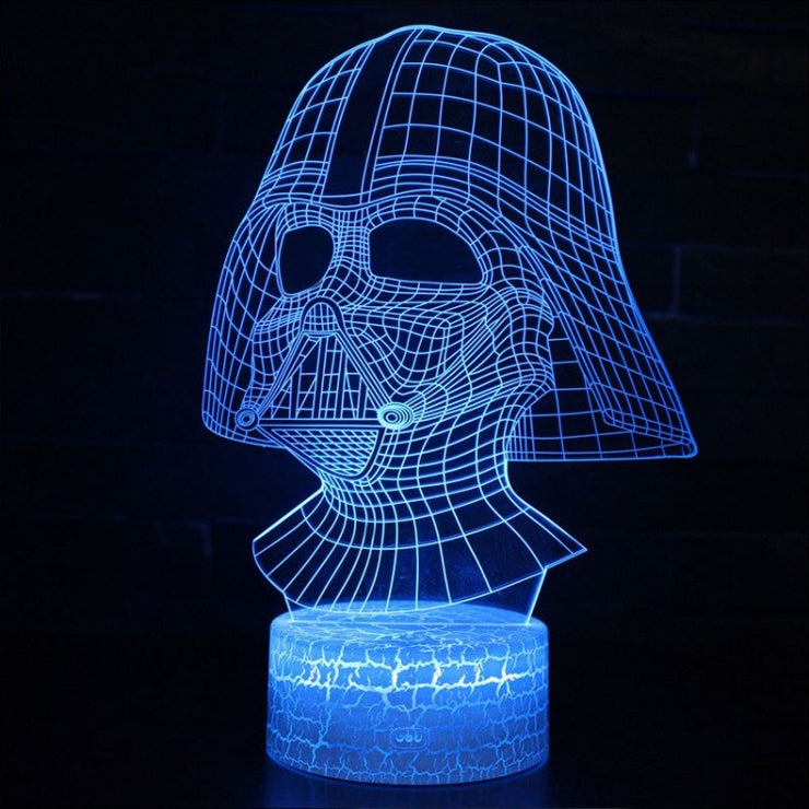 Lampe 3D Star Wars Casque Dark Vador