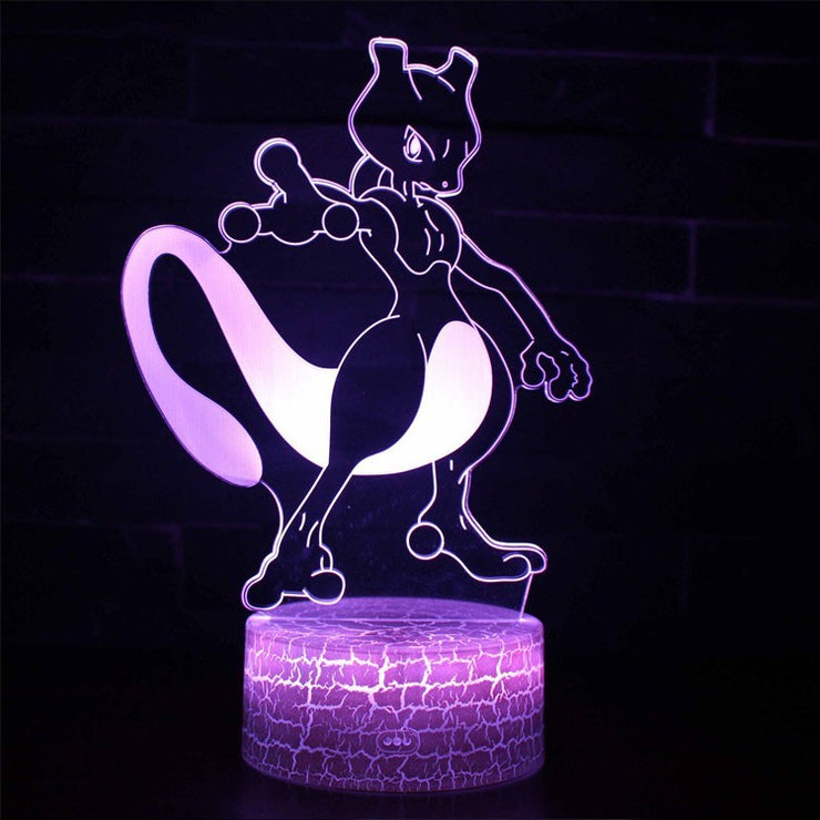 Lampe 3D Pokémon Mewtoo