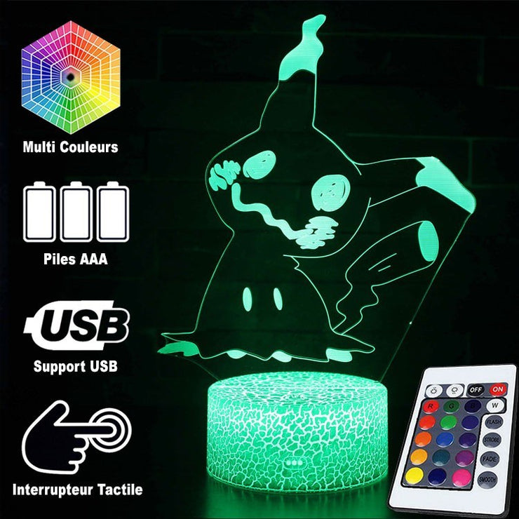 Lampe 3D Pokémon Mimiqui