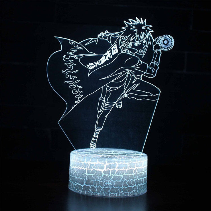 Lampe 3D Naruto Minato Namikaze Orbe Tourbillonnant