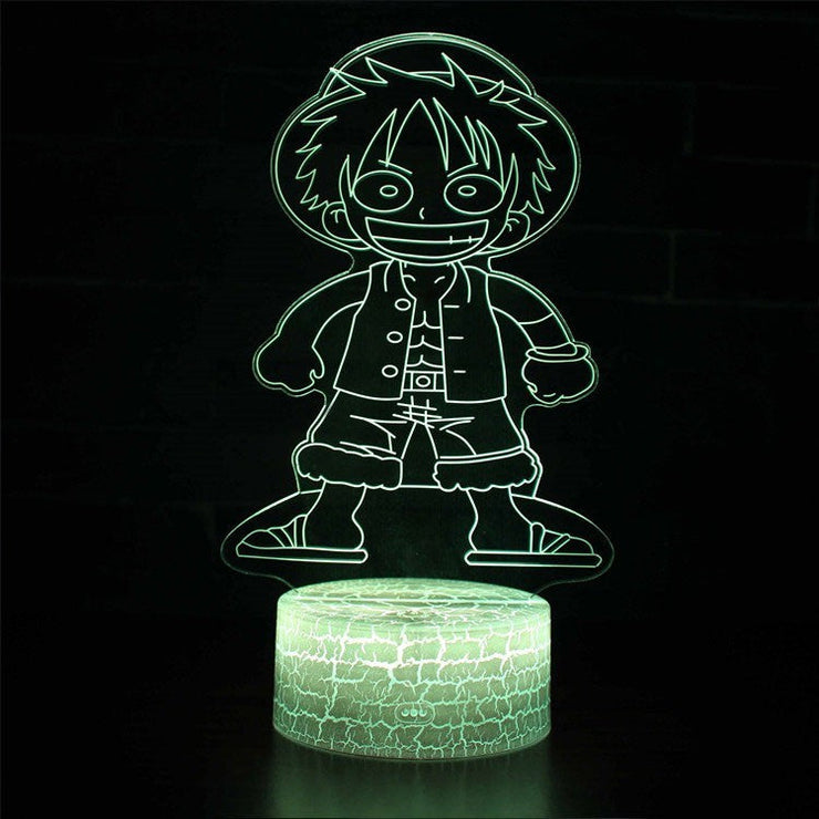 Lampe 3D One Piece Mini Luffy