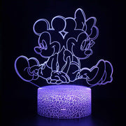 Lampe 3D Minnie & Mickey