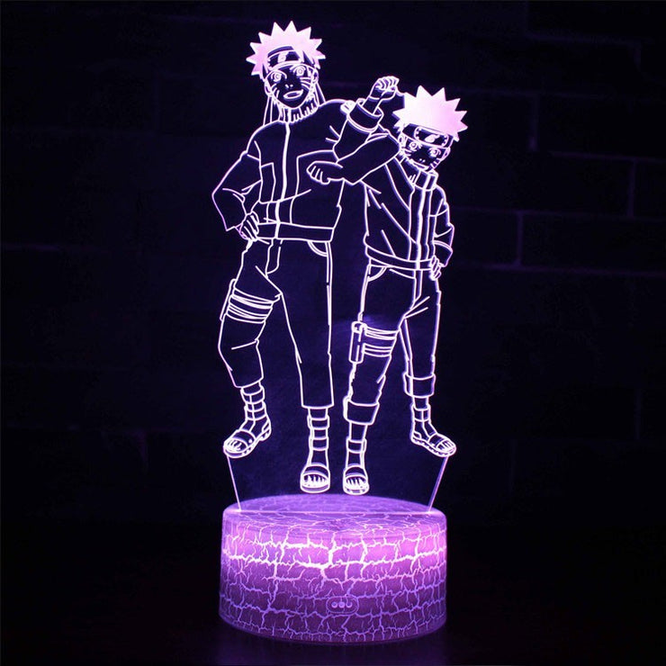 Lampe 3D Naruto & Son Double Maléfique