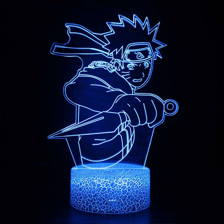 Lampe 3D Naruto Au Combat