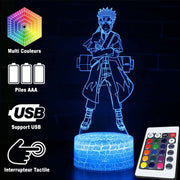 Lampe 3D Naruto Nanadaime Hokage