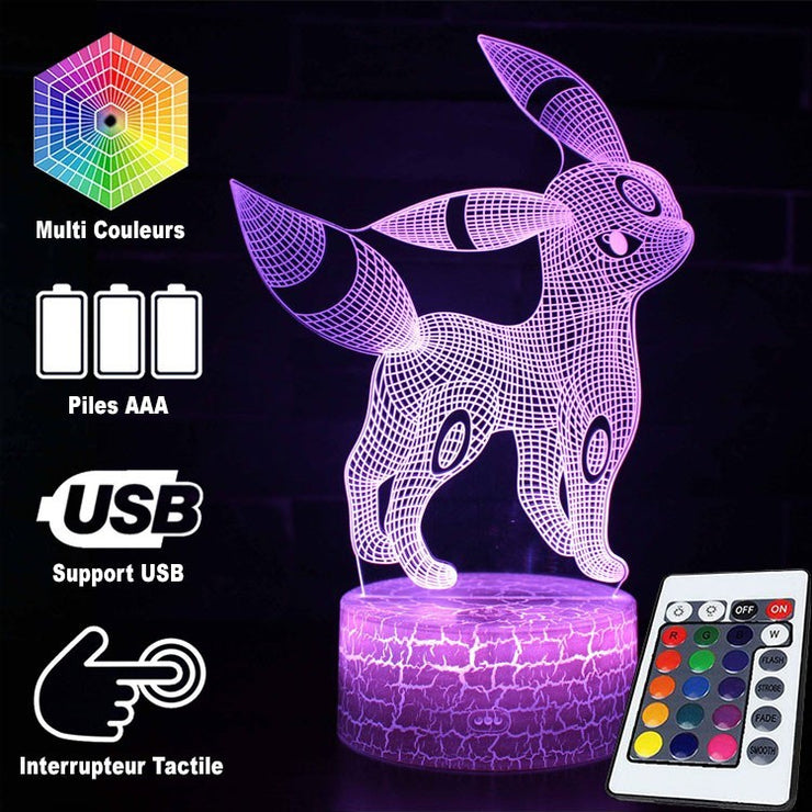 Lampe 3D Pokémon Noctali