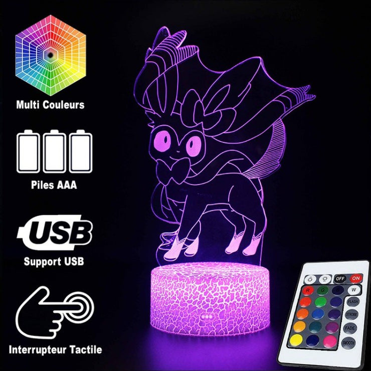 Lampe 3D Pokémon Nymphali