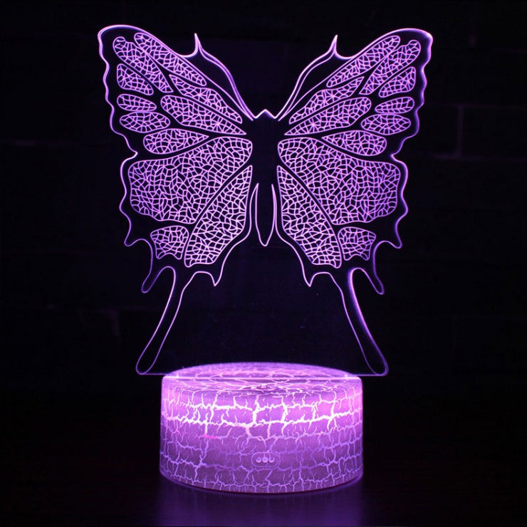 Lampe 3D Papillon Sauvage