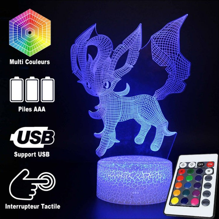 Lampe 3D Pokémon Phyllali