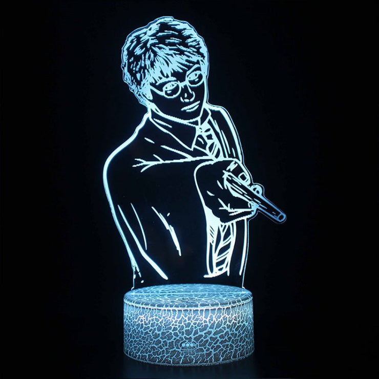 Lampe 3D Harry Potter Jette Sort