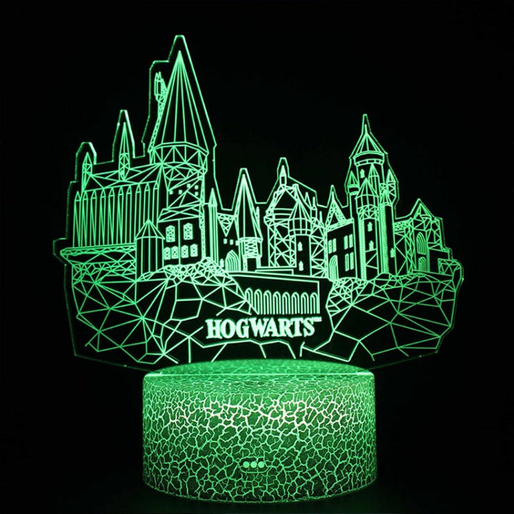 Lampe 3D Harry Potter Poudlard