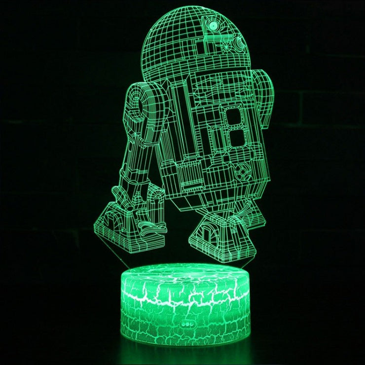 Lampe 3D Star Wars R2-D2