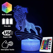 Lampe 3D Le Roi Lion Mufasa