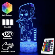 Lampe 3D Naruto Bébé Sasuke