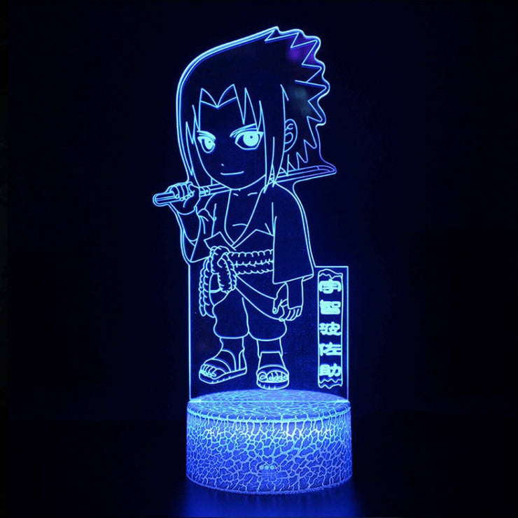 Lampe 3D Naruto Bébé Sasuke