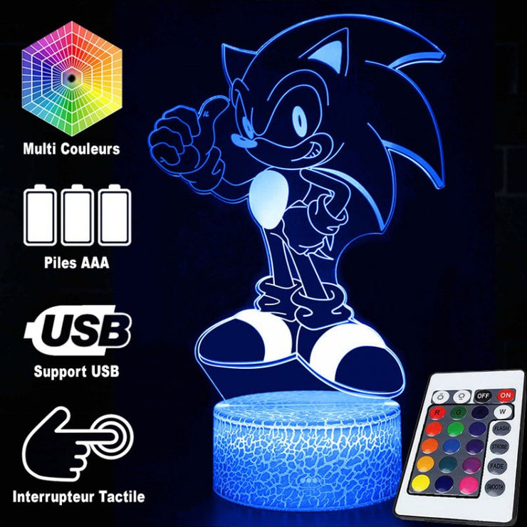 Lampe 3D Sonic