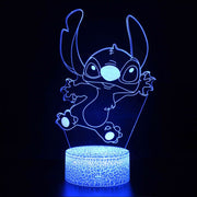 Lampe 3D Stitch Qui Sort Les Griffes