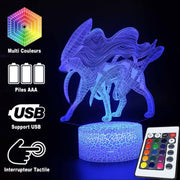 Lampe 3D Pokémon Suicune