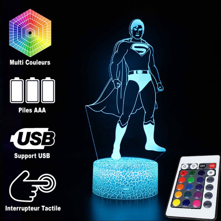 Lampe 3D DC Superman