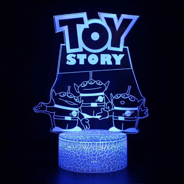 Lampe 3D Toy Story 3 & Aliens