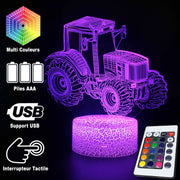 Lampe 3D Tracteur