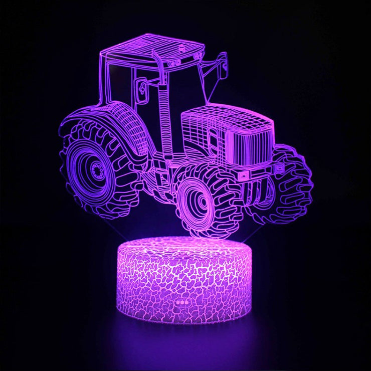 Lampe 3D Tracteur