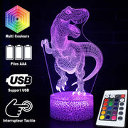 Lampe 3D Dinosaure Tyrannosaure Attaque