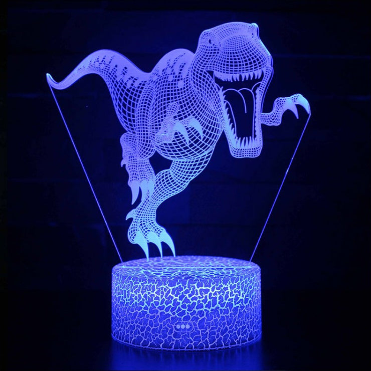 Lampe 3D Dinosaure Tyrannosaure Qui Fait Peur