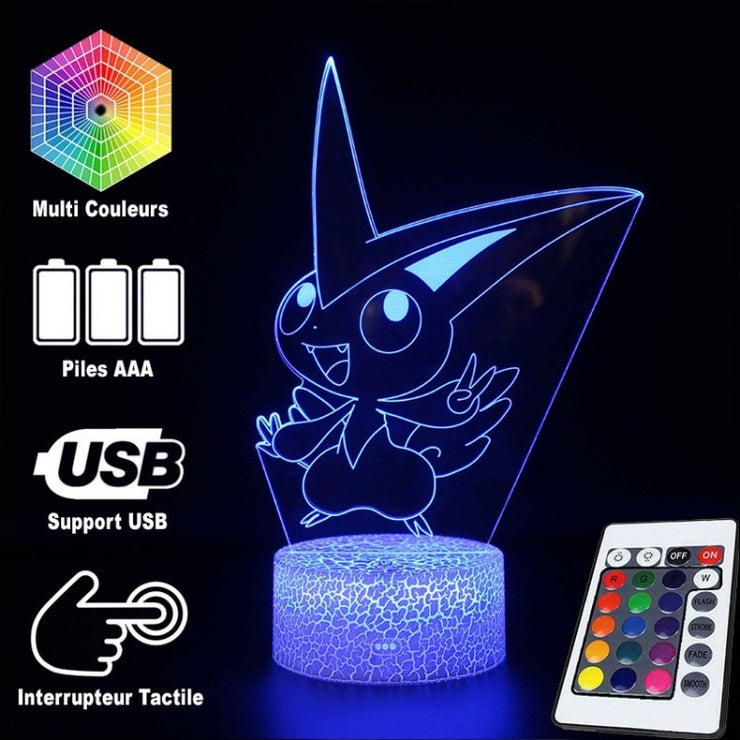 Lampe 3D Pokémon Victini