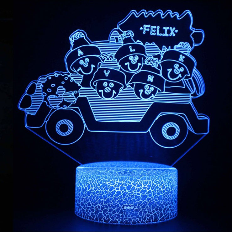 Lampe 3D Voiture Felix