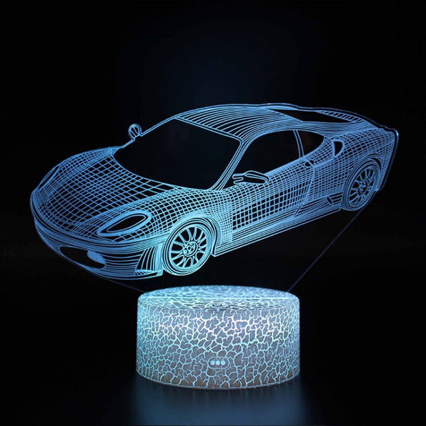 Lampe 3D Voiture De Sport