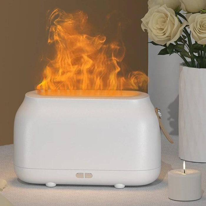 FlammyDream™ - Diffuseur d'Huile Essentielle LED Humidificateur - LIVRAISON OFFERTE 🎁