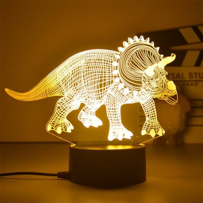 Lampe dinosaure - TriceratopsLamp™