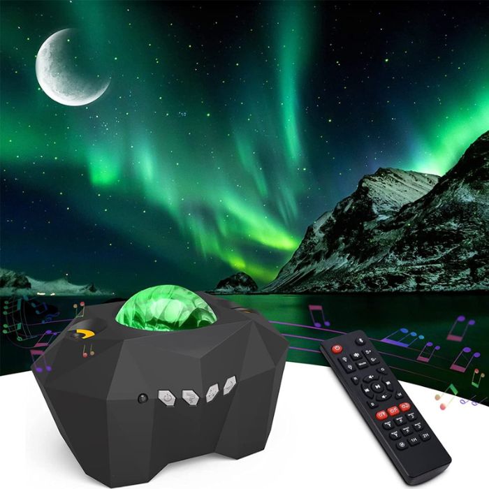 Projecteur galaxie - Veilleuse projection plafond AuroraLight™