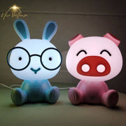 Lampe de chevet enfant - Pouffy™ le cochon