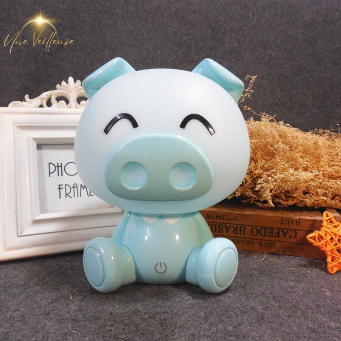 Lampe de chevet enfant - Pouffy™ le cochon